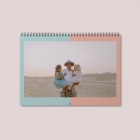 Calendrier photo mural double