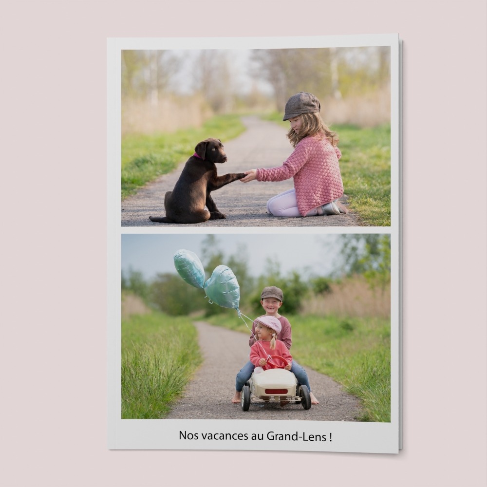 Livre Portrait A4 couverture Souple