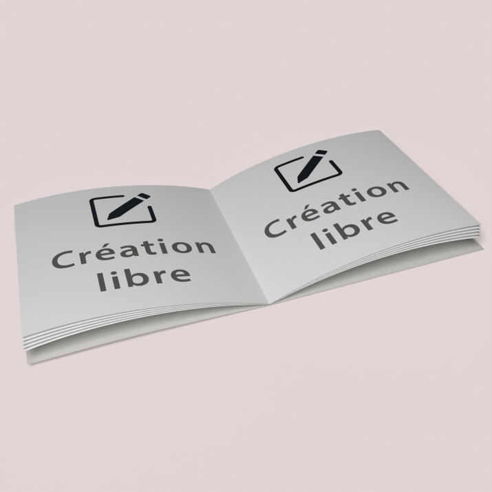 Livre Carré 24 x 24 cm couverture Souple