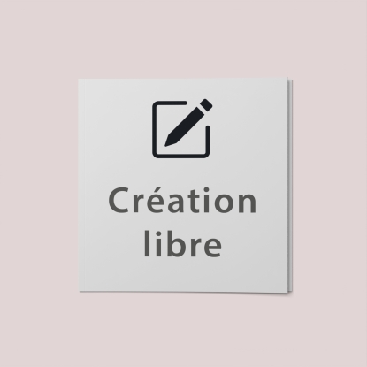 Livre Carré 21 x 21 cm couverture Souple