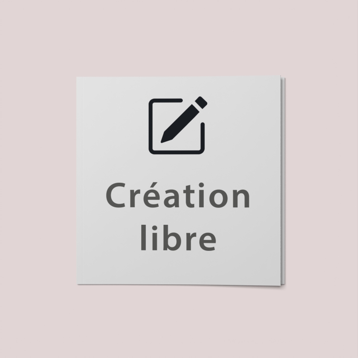 Livre Carré 21 x 21 cm couverture Souple