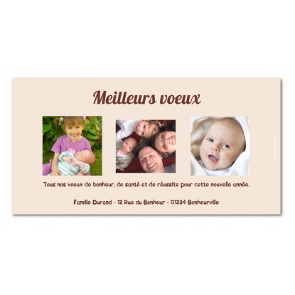 Carte de voeux