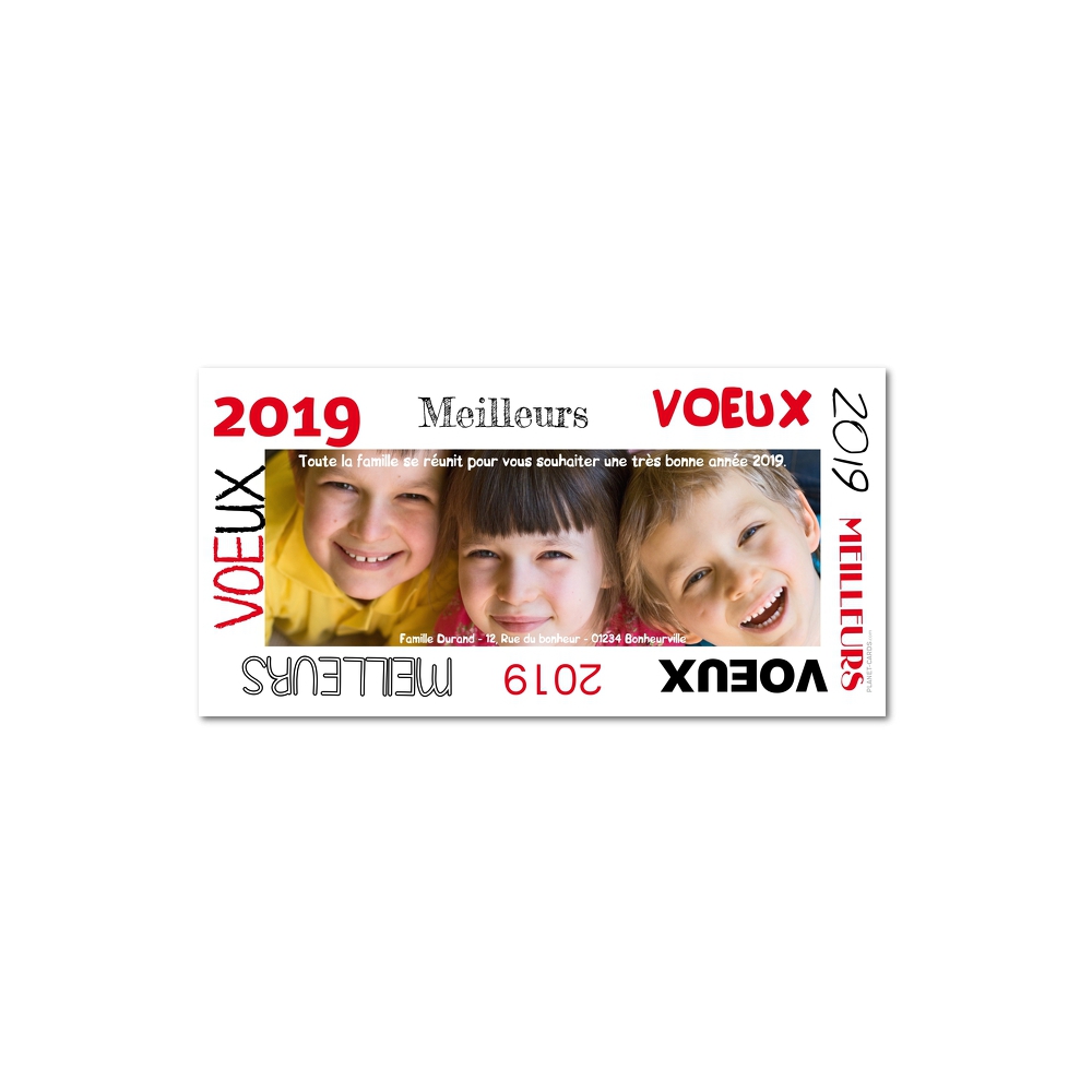 Carte de voeux Carte de voeux