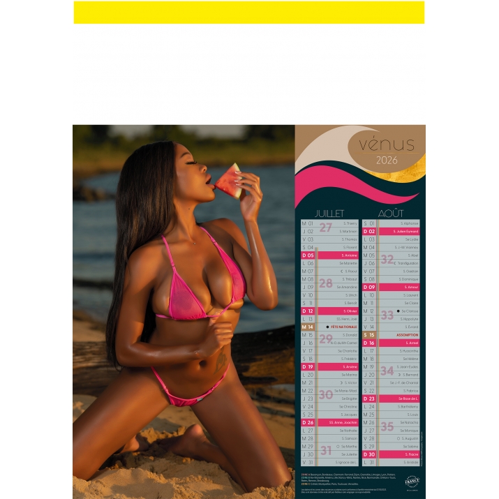 Calendrier nu