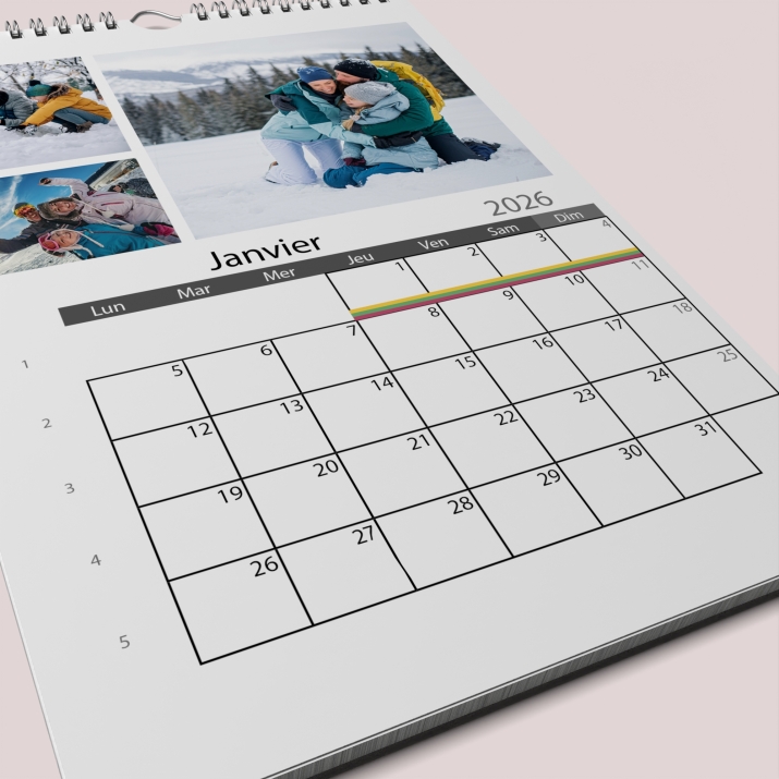 Calendrier PHOTO DATE