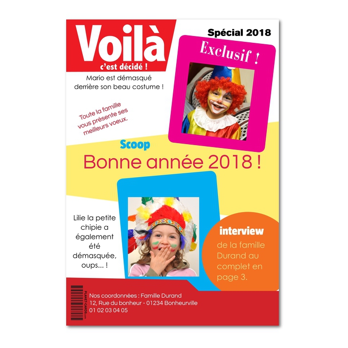 Carte de voeux Carte de voeux
