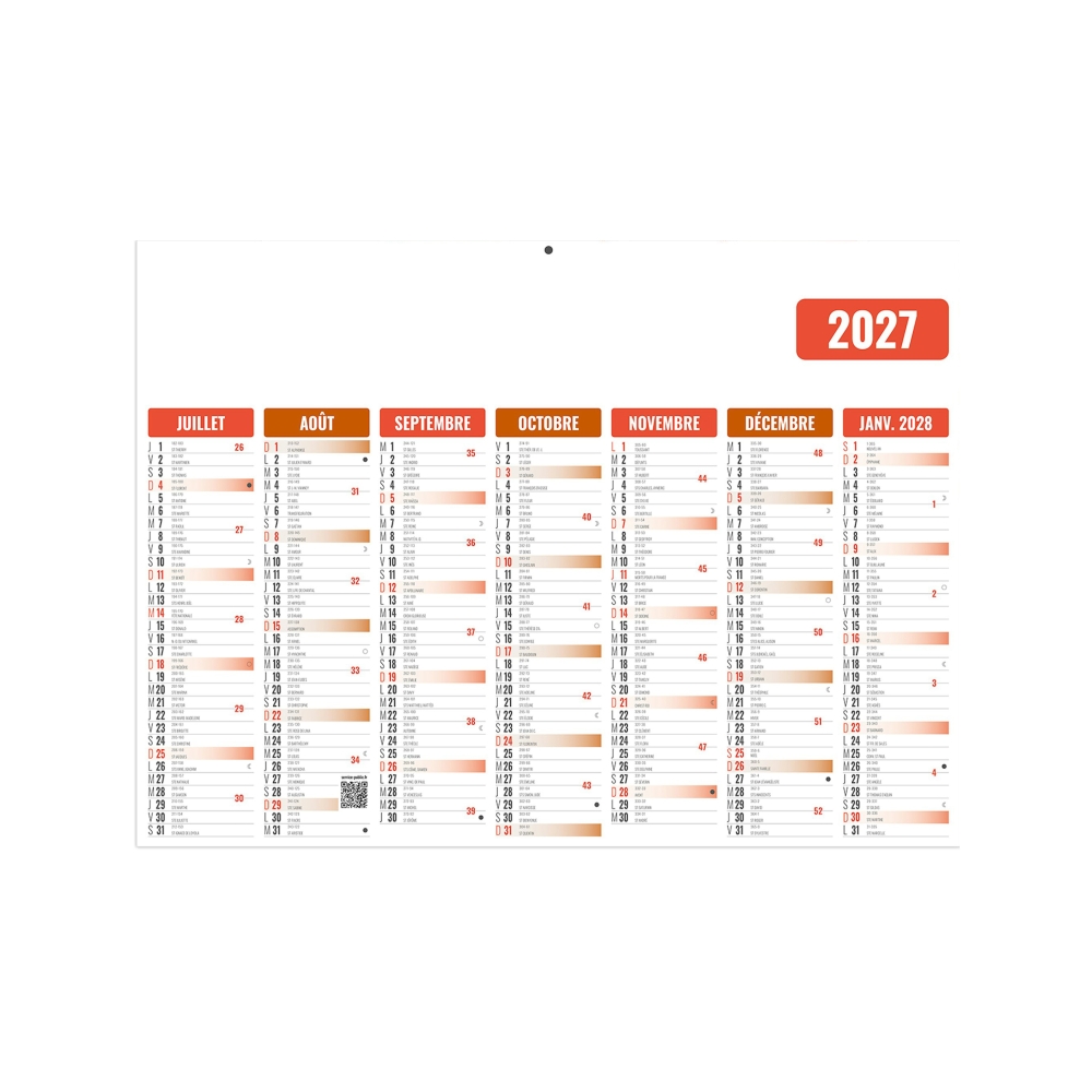 Calendrier bancaire