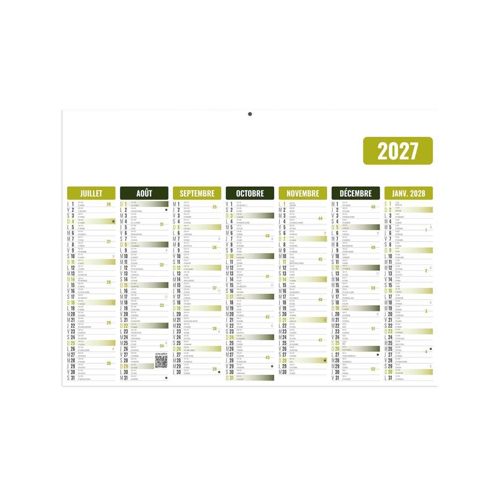 Calendrier bancaire