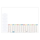 Calendrier sous main publicitaire