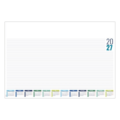Calendrier sous main publicitaire