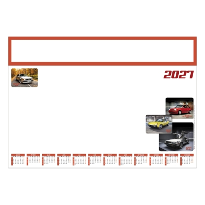 Calendrier sous main publicitaire