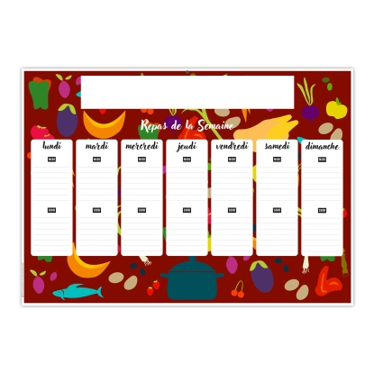 Calendrier effaçable