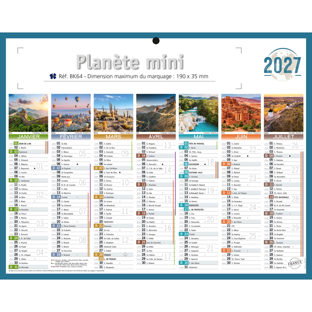 Calendrier bancaire