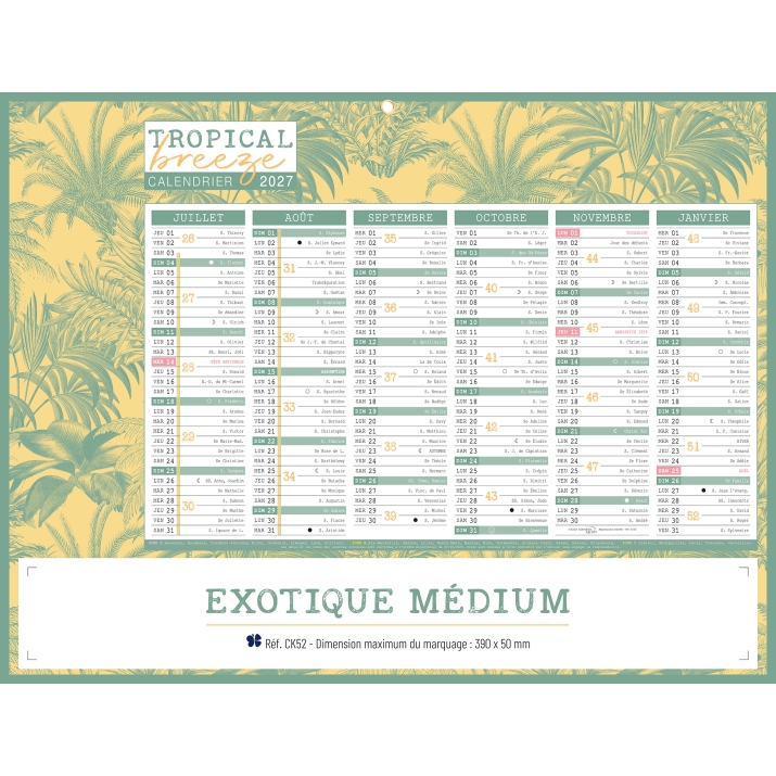 Calendrier bancaire
