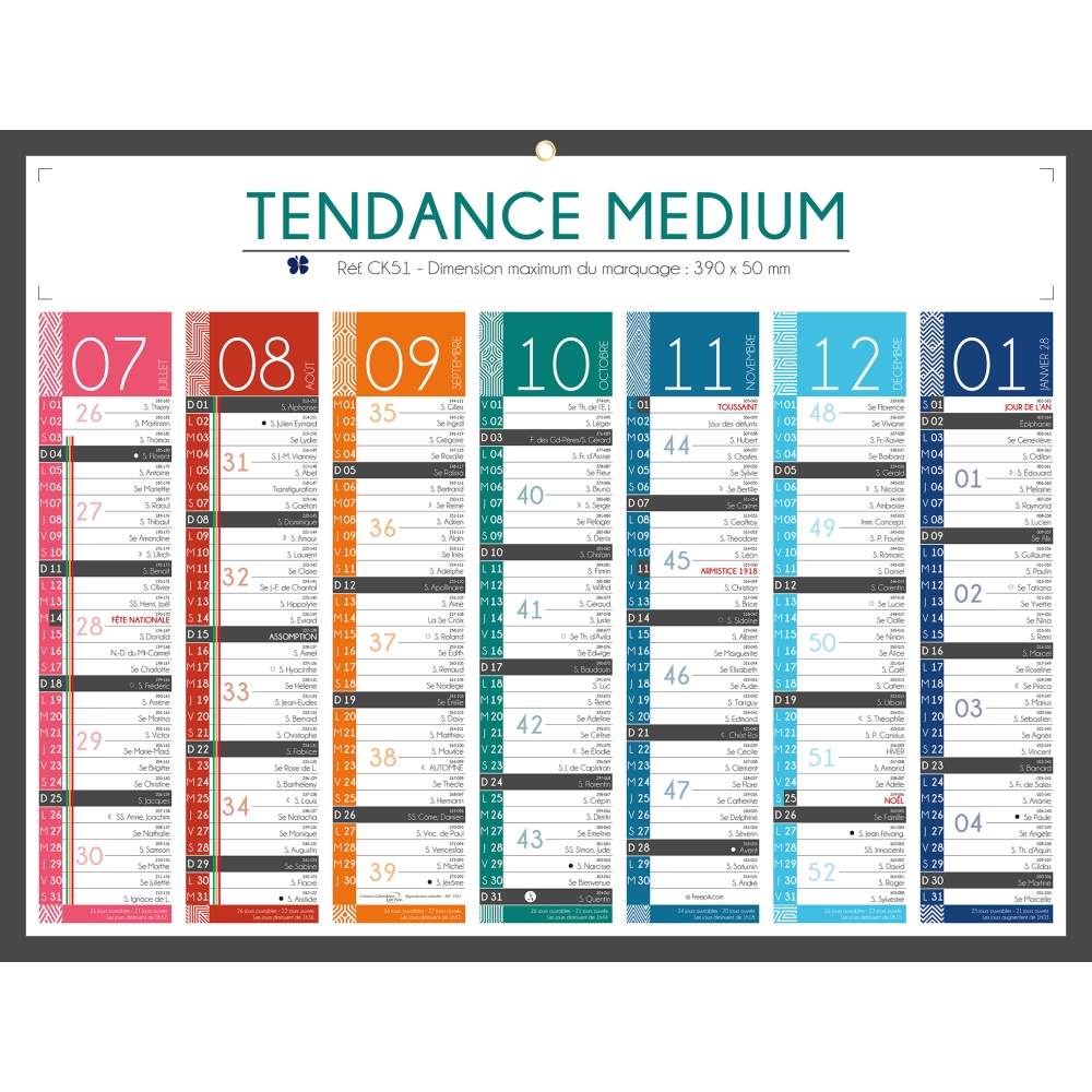 Calendrier bancaire