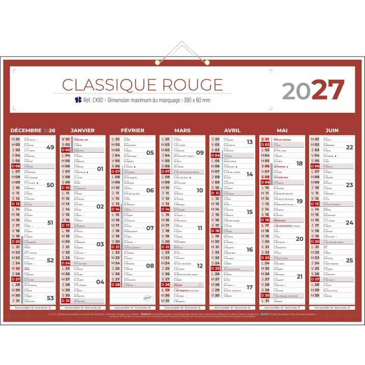 Calendrier bancaire