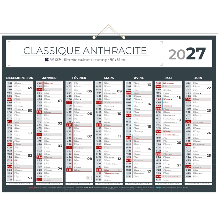 Calendrier bancaire