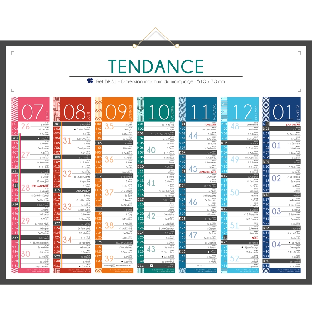 Calendrier bancaire