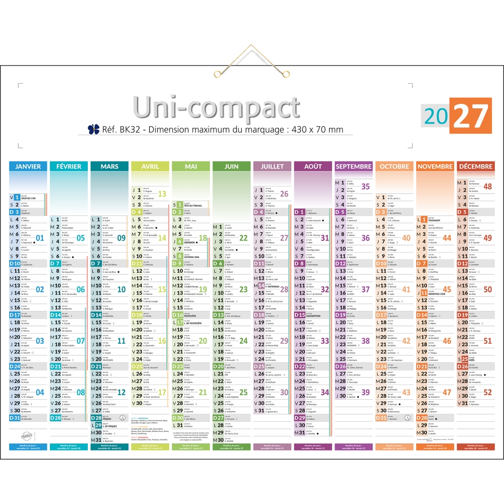 Calendrier bancaire