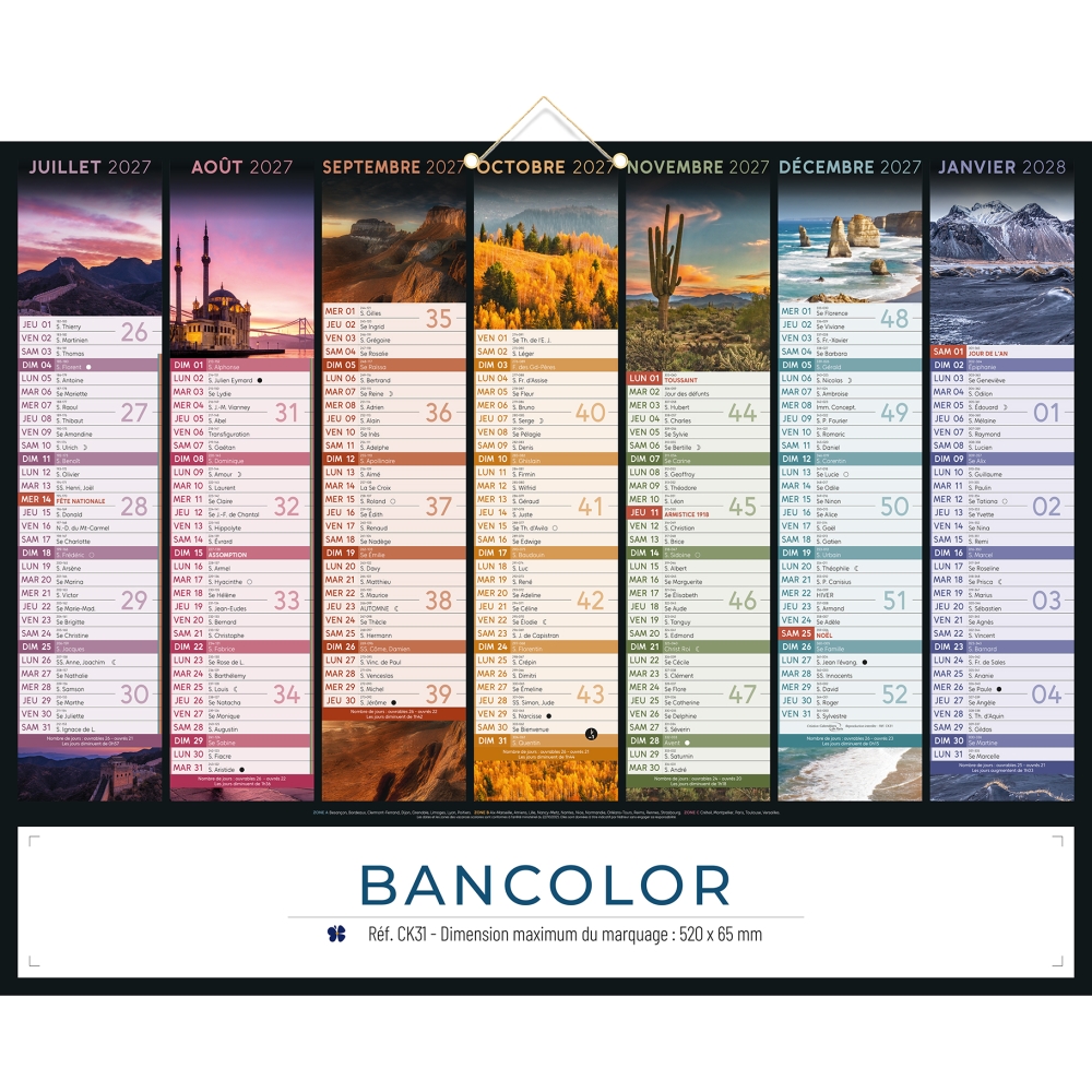 Calendrier bancaire