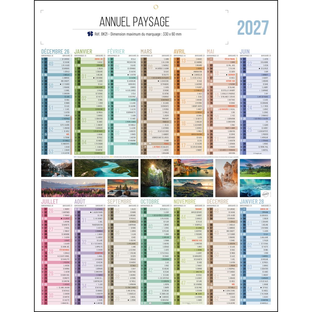 Calendrier bancaire