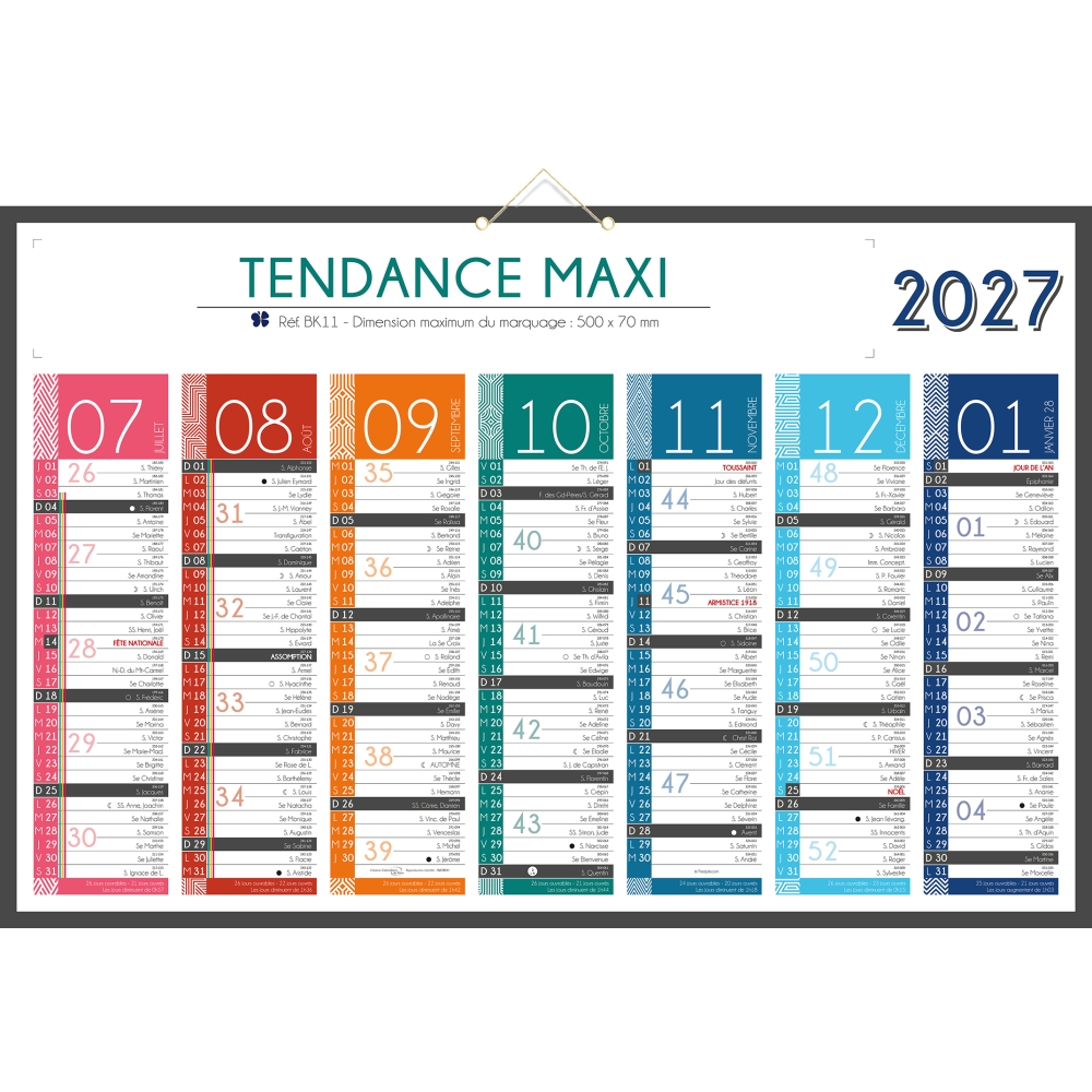 Calendrier bancaire