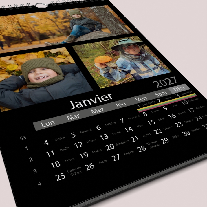 Calendrier PHOTO CLASSIQUE