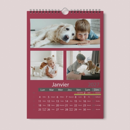 Calendrier PHOTO CLASSIQUE