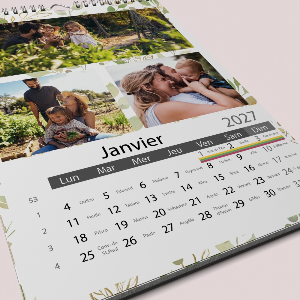 Calendrier PHOTO CLASSIQUE