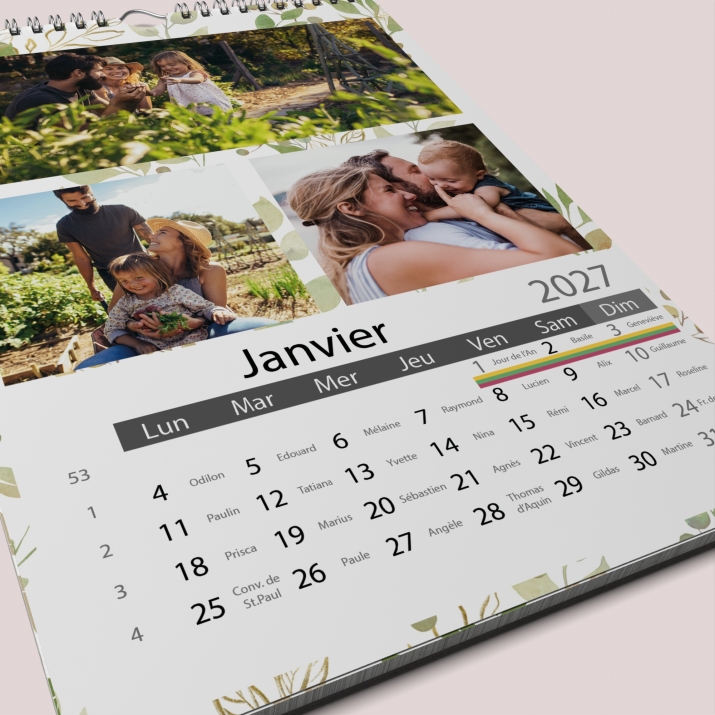 Calendrier PHOTO CLASSIQUE