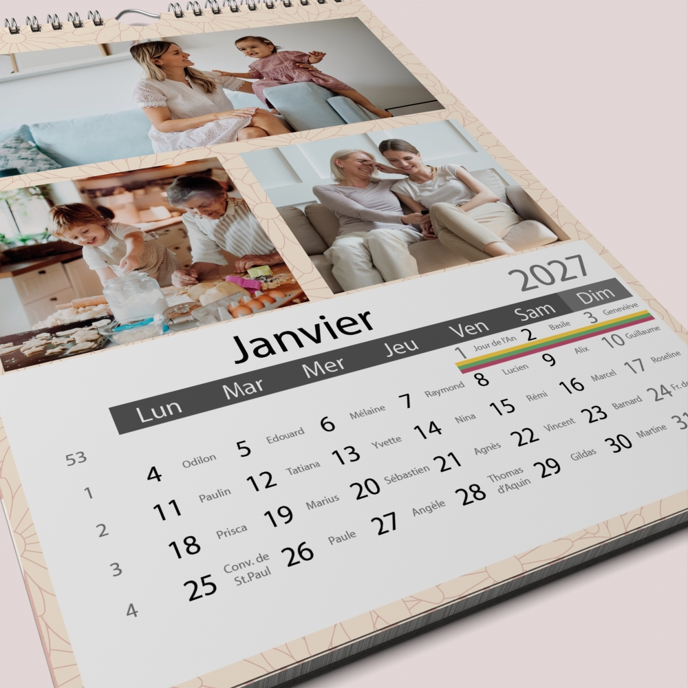 Calendrier PHOTO CLASSIQUE