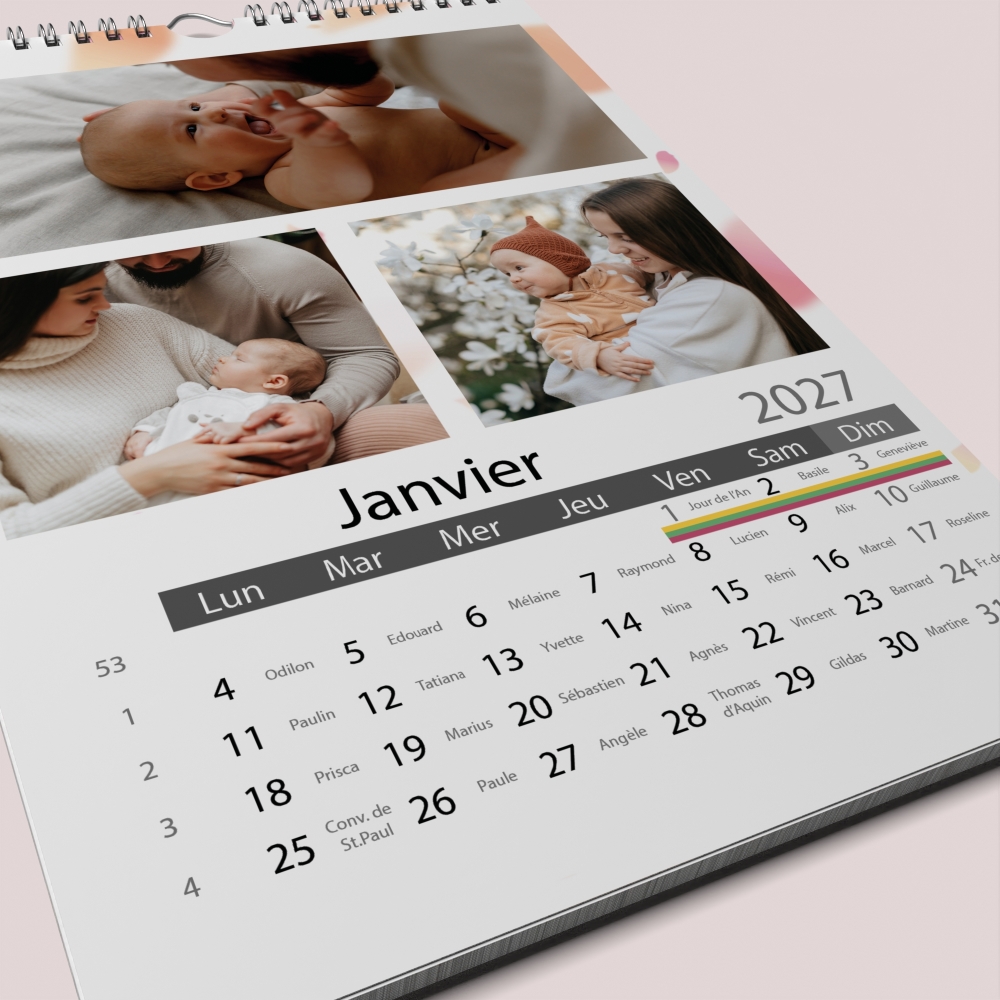 Calendrier PHOTO CLASSIQUE