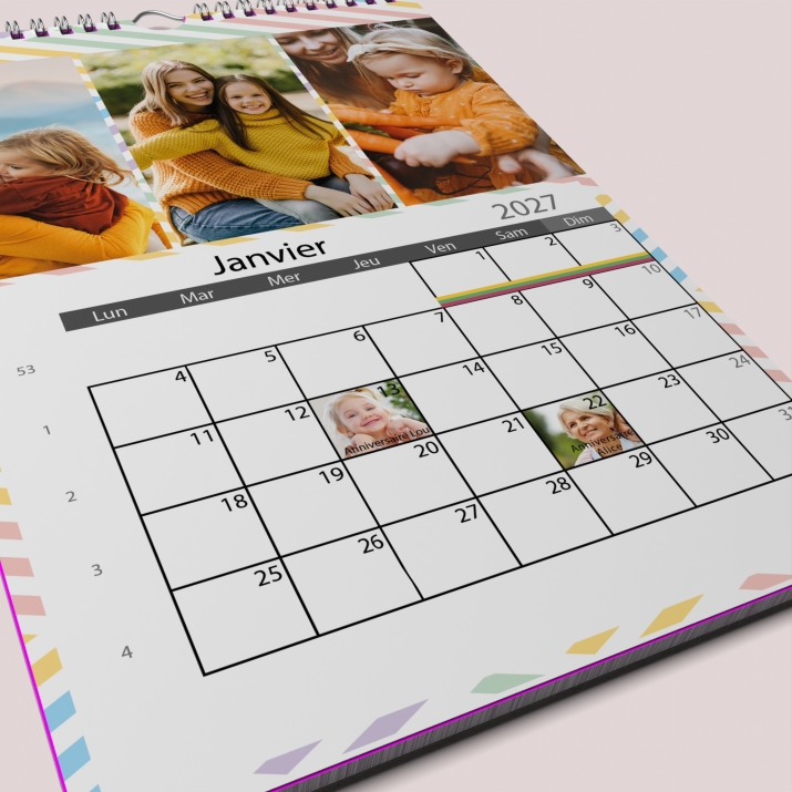 Calendrier PHOTO DATE
