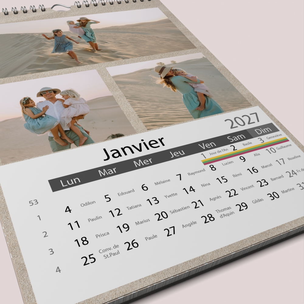 Calendrier PHOTO CLASSIQUE
