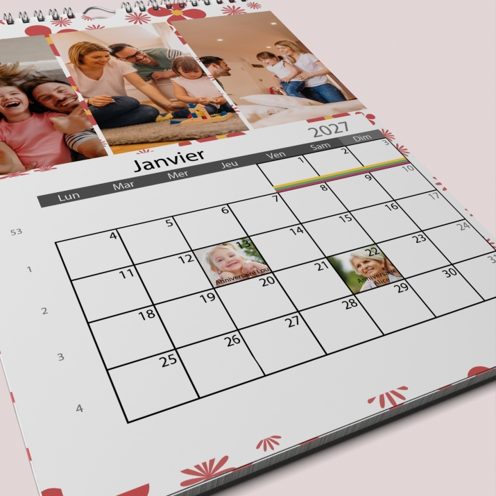 Calendrier PHOTO DATE