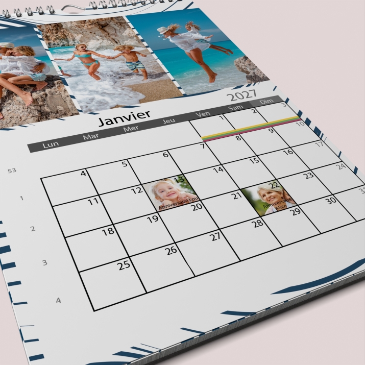 Calendrier PHOTO DATE