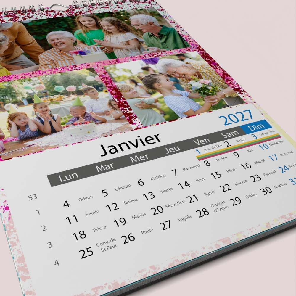 Calendrier PHOTO CLASSIQUE