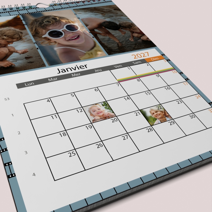 Calendrier PHOTO DATE