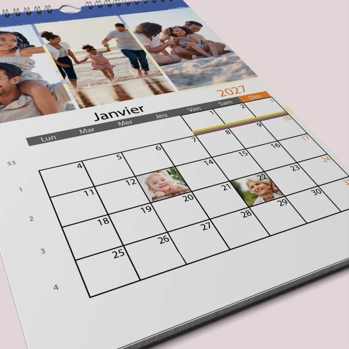 Calendrier PHOTO DATE