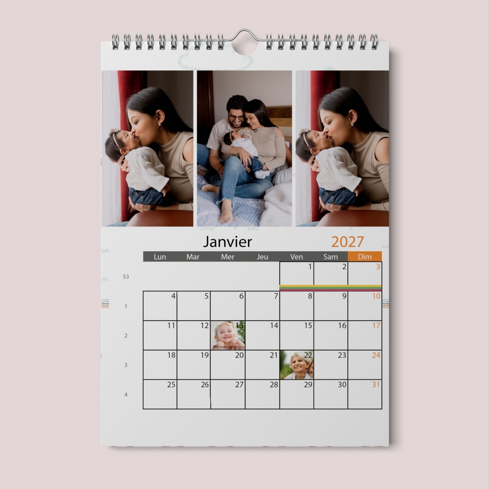 Calendrier PHOTO DATE