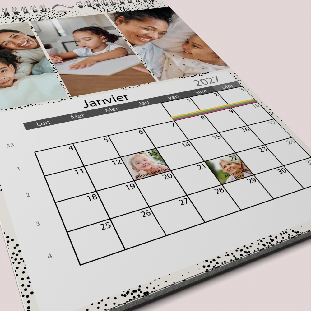 Calendrier PHOTO DATE