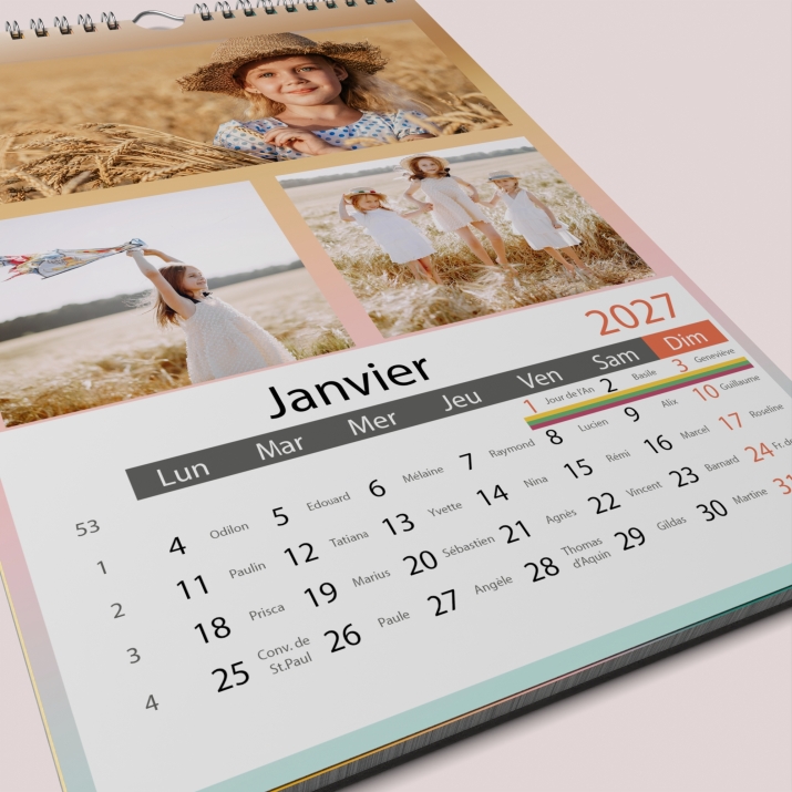 Calendrier PHOTO CLASSIQUE