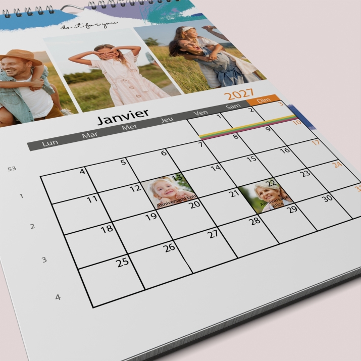 Calendrier PHOTO DATE