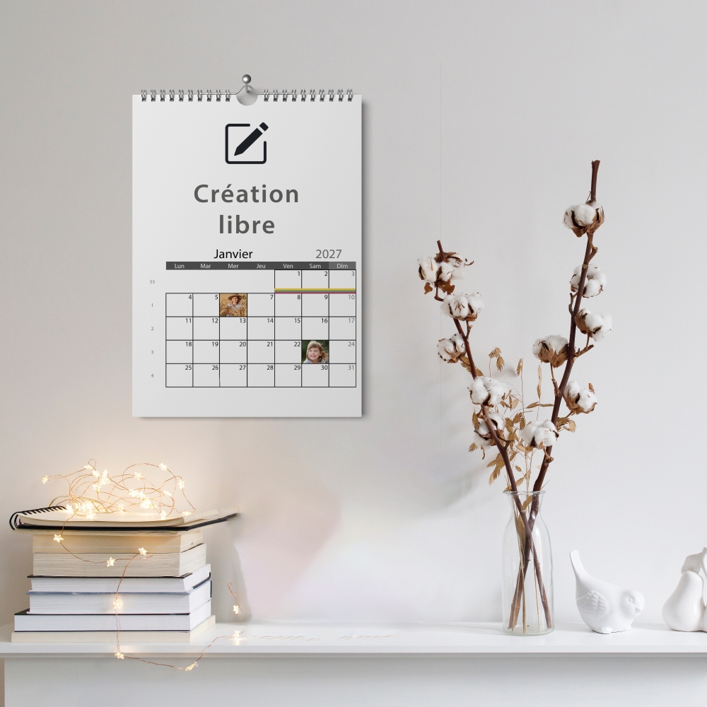 Calendrier PHOTO DATE