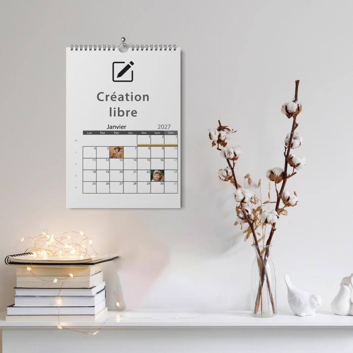 Calendrier PHOTO DATE