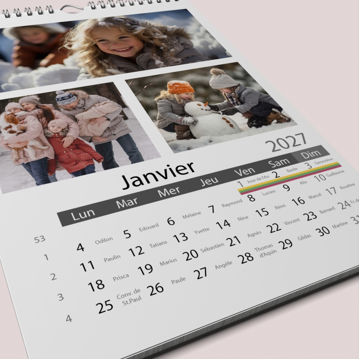Calendrier PHOTO CLASSIQUE