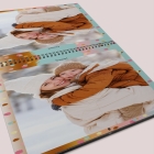 Calendrier photo mural double