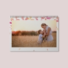Calendrier photo mural double