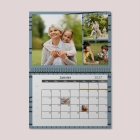 Calendrier photo mural double