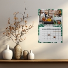 Calendrier photo mural double
